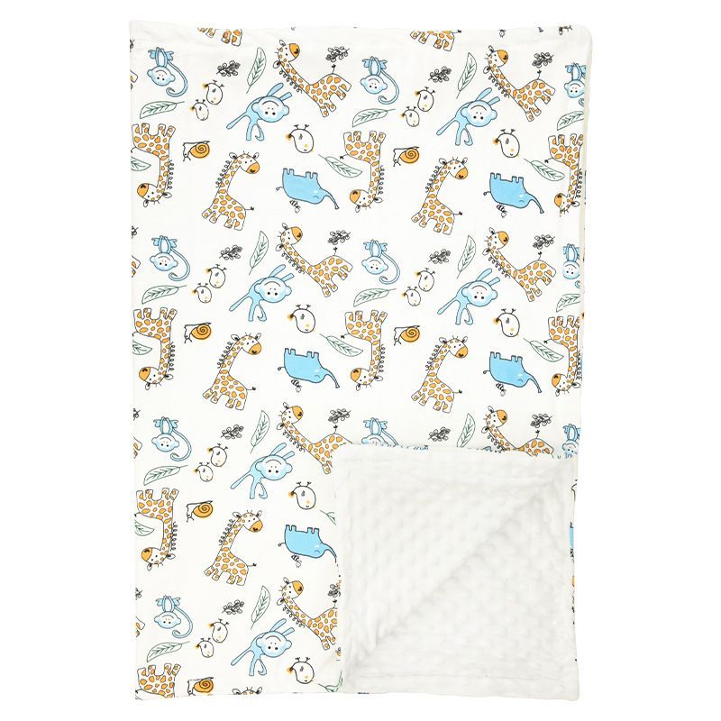 Couverture bebe animaux zoo