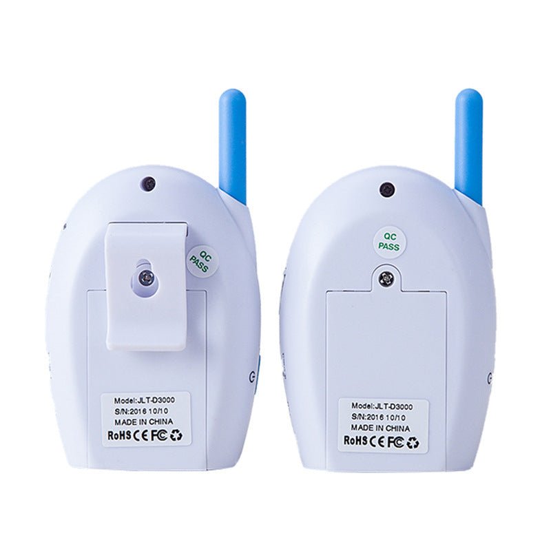 babyphone voxguard blanc et bleu dos