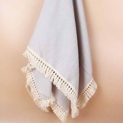 Couverture Bebe - BabyBlanket™ - Gris - Câlin et Berceau