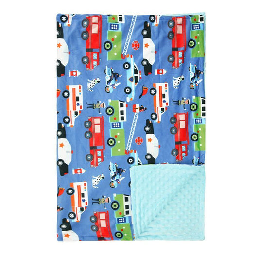 Couverture bébé | Câlinou™ - Camion urgence - Câlin et Berceau