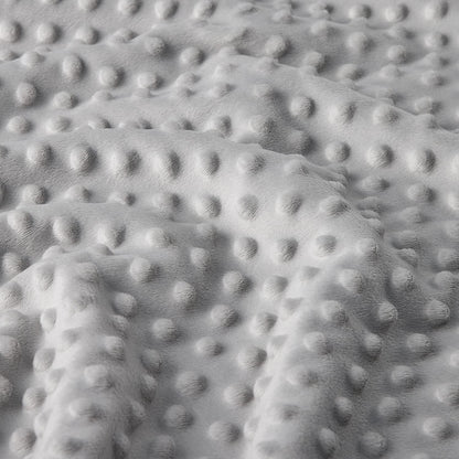 couverture bebe calinou raton-laveur pois