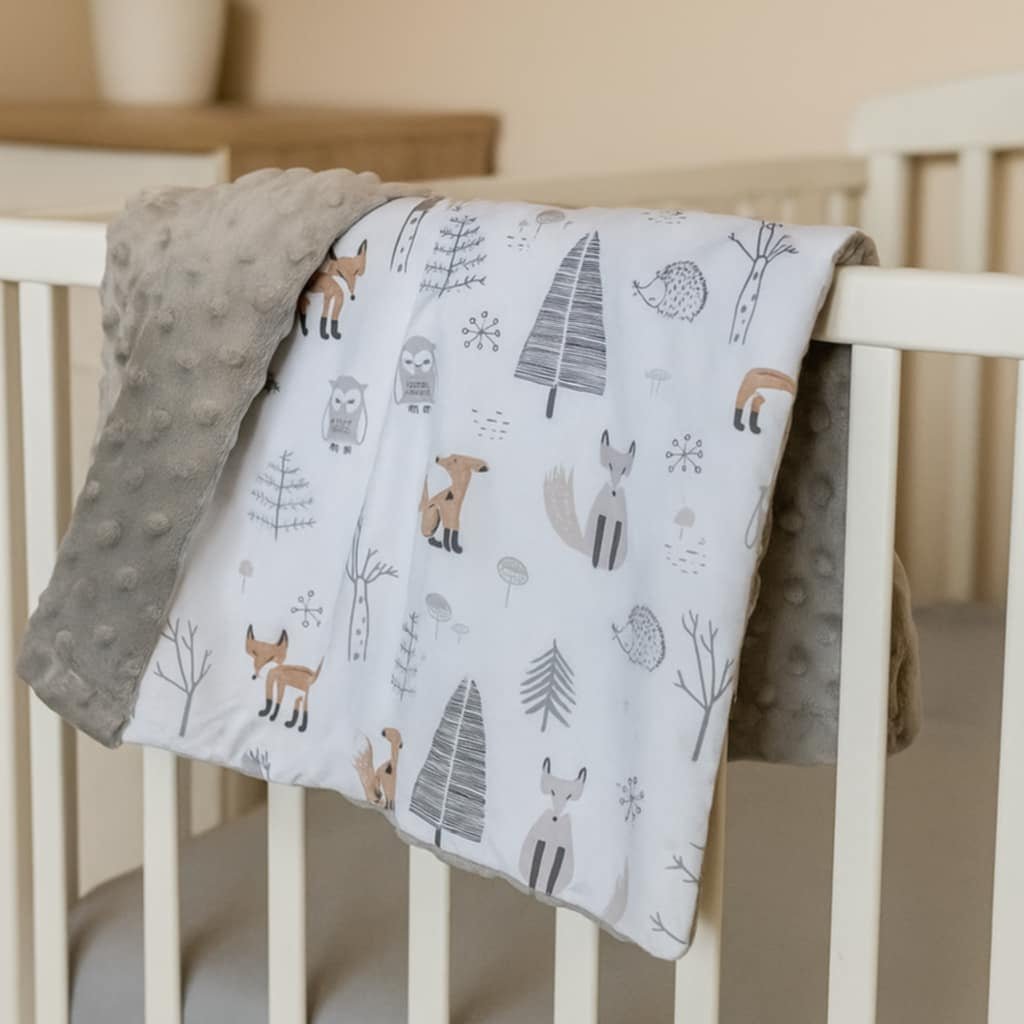 Couverture bébé | Câlinou™ - Renard de la forêt - Câlin et Berceau
