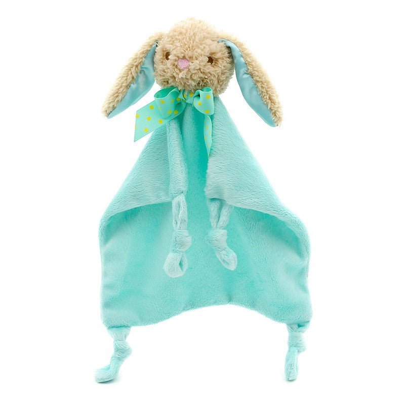 doudou bebe lapin vert