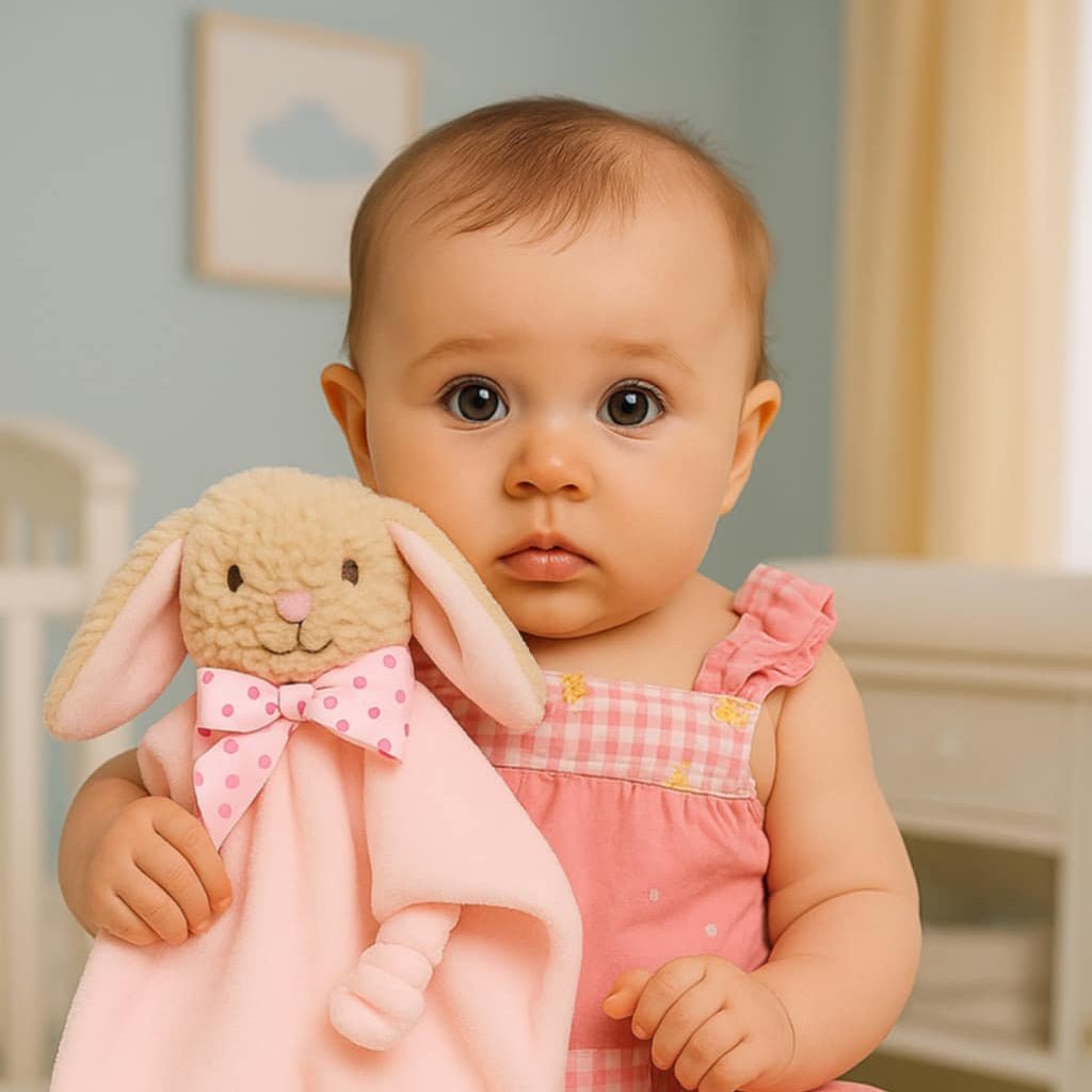 DOUDOU BEBE | Moozy™ - Lapin - Câlin et Berceau