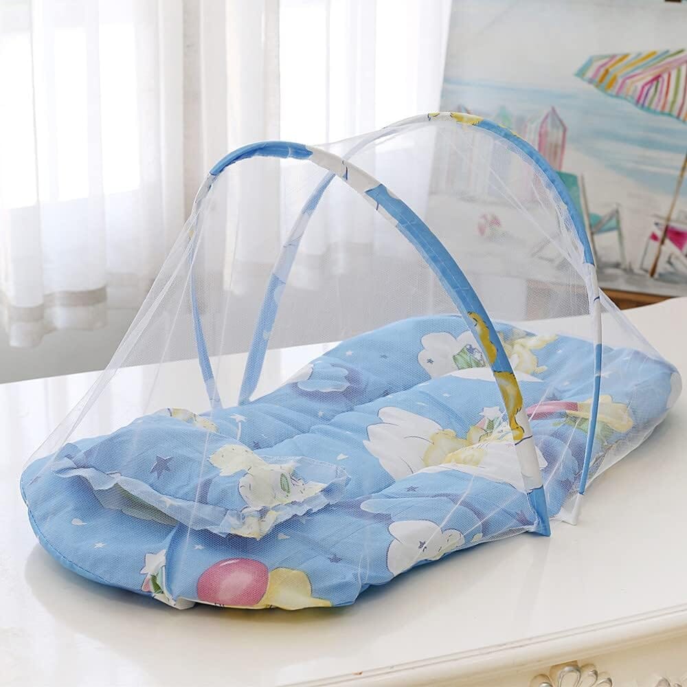 Moustiquaire Lit Bébé - SleepNest™ - Bleu - Câlin et Berceau