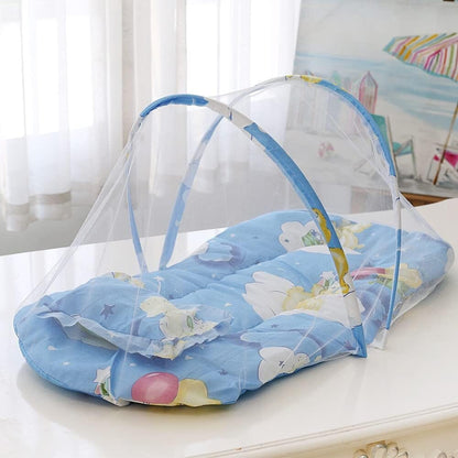 Moustiquaire Lit Bébé - SleepNest™ - Bleu - Câlin et Berceau