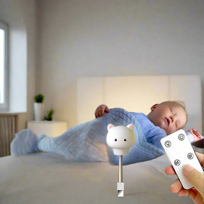 Veilleuse Bébé - SweetDream™ - Chat - Câlin et Berceau