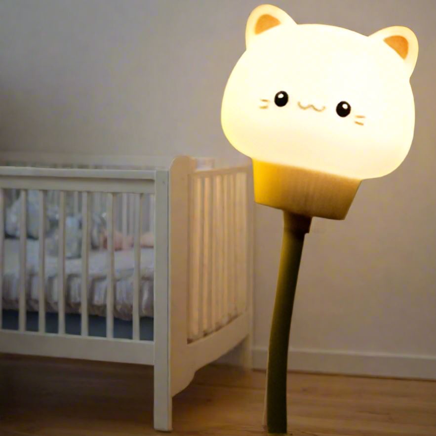 Veilleuse Bébé - SweetDream™ - Chat - Câlin et Berceau